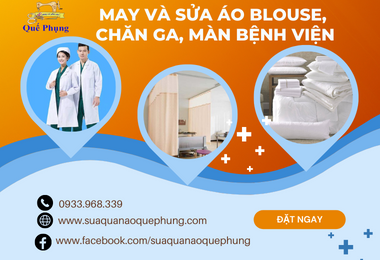 NHẬN MAY VÀ SỬA ÁO BLUOSE, ĐỒNG PHỤC Y TẾ, MÀN CHE BỆNH VIỆN SỐ LƯỢNG LỚN VÀ NHỎ LẺ