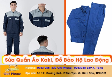 Sửa Quần Áo Kaki, Đồ Bảo Hộ Lao Động